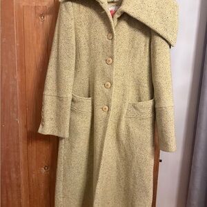 RW&CO. Women's Herringbone Tan Trench Coat